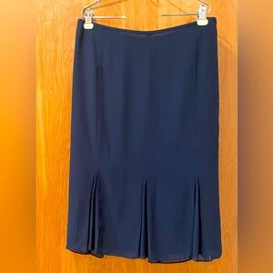 Adrianna Papell Dark Blue flowy Skirt